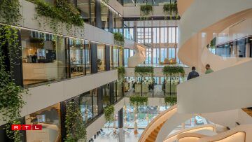 L'intérieur du nouveau bâtiment du groupe Post.