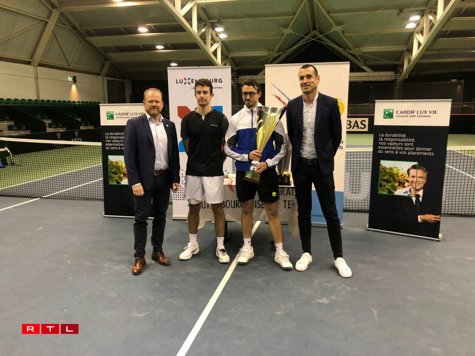 Christophe Nickels a Raphael Calzi, Finaliste bei de Männer.