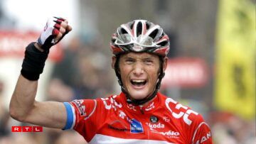 De Frank Schleck, wéi hien 2006 d'Amstel Gold Race gewonnen huet.
