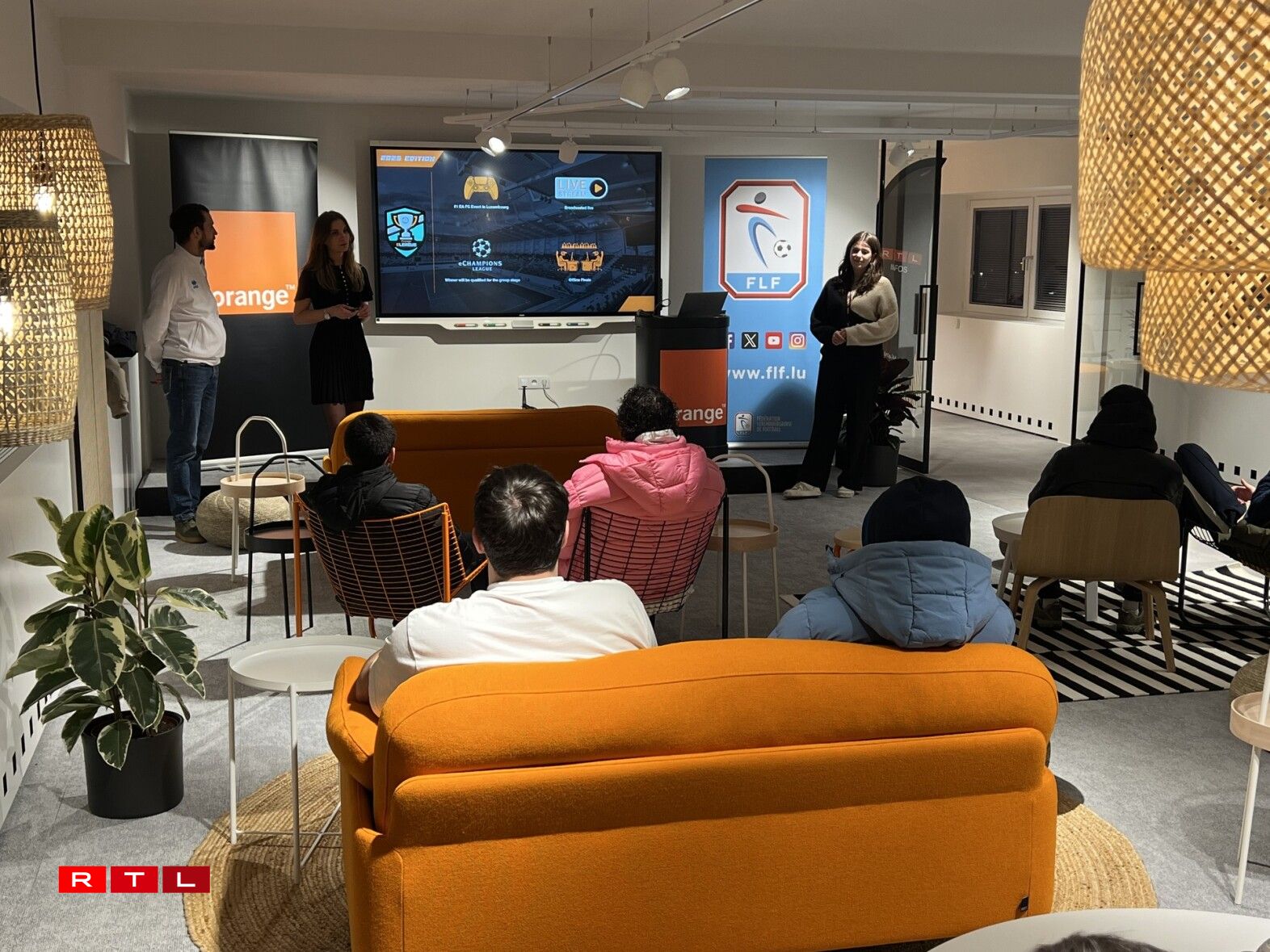 Orange et la FLF ont présenté la nouvelle saison de l'eLeague jeudi 09 janvier 2025, en présence des joueurs.