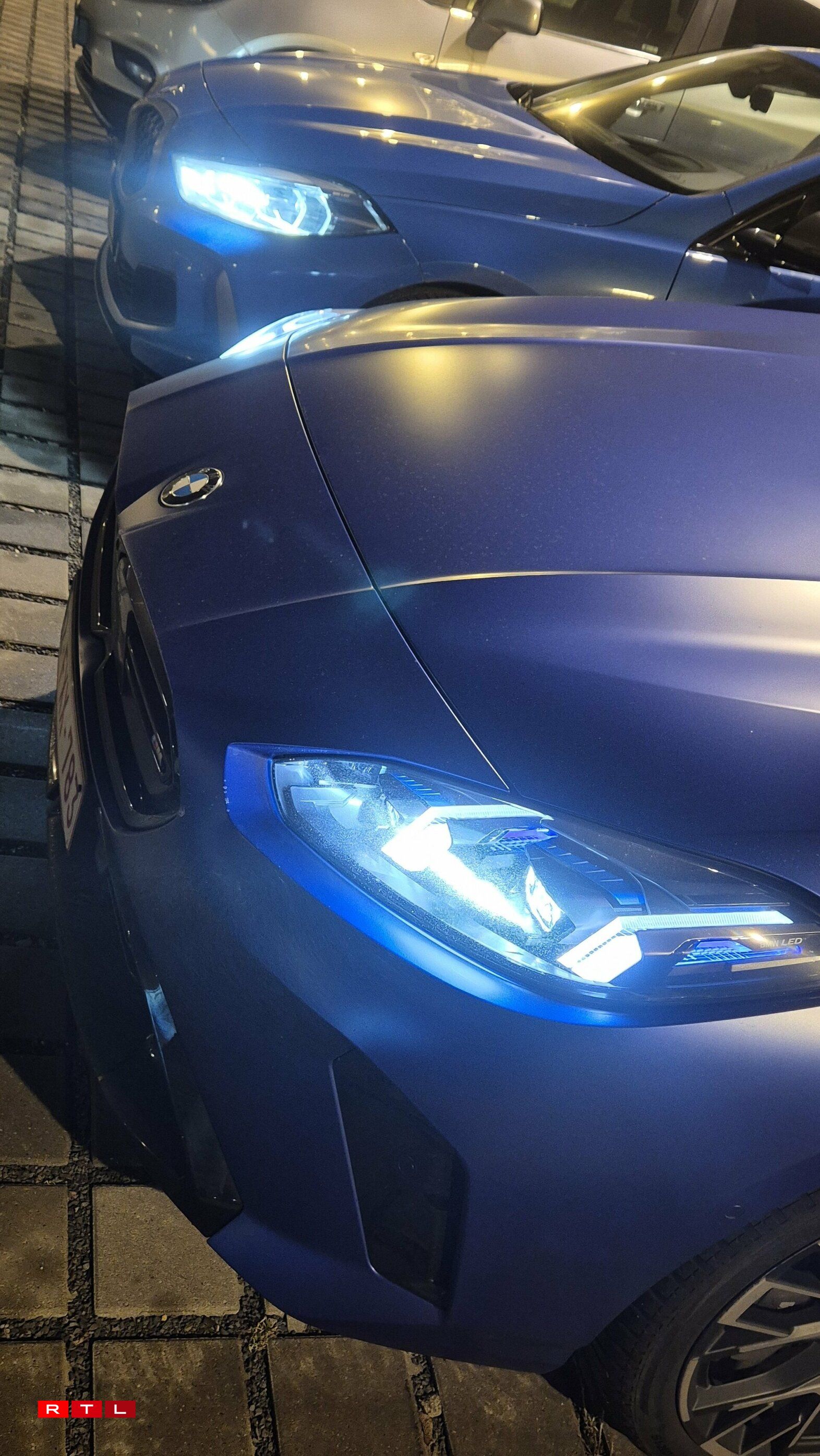 Den M135 als F40 an F70 am direkte Verglach