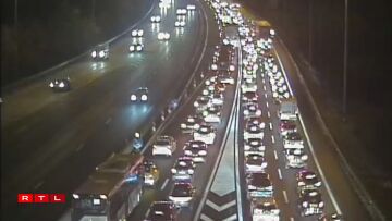 Capture d'écran de la situation à 17h44 à hauteur de la croix de Gasperich