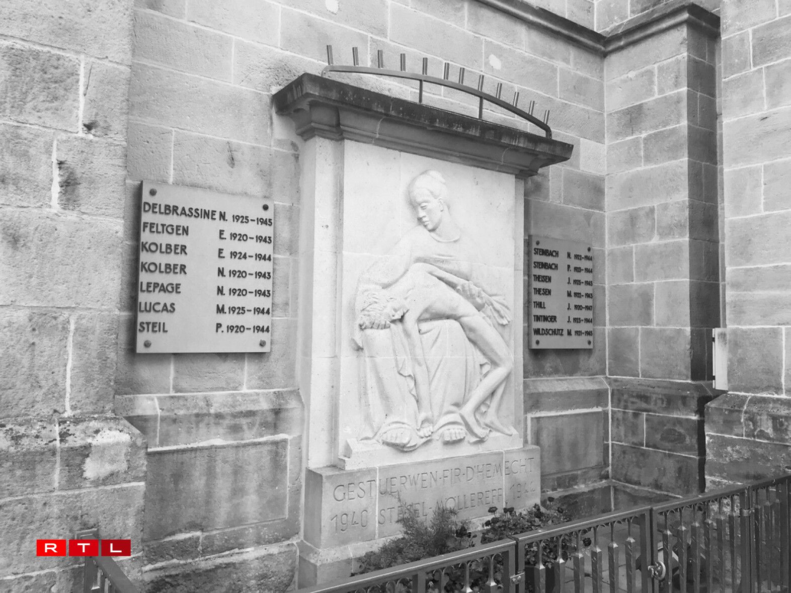 Fallen soldiers commemorated in Steinsel.