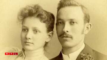 Wedding photo of Bernard J. Cigrand & Alice Needham Crispe