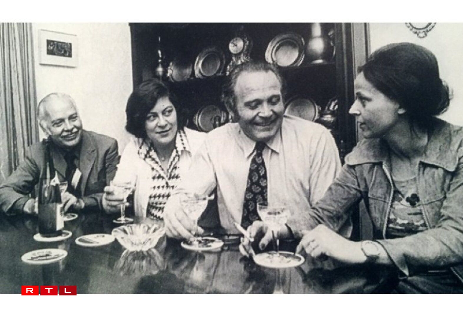 D'Equipe vum Staminet: Léon Blasen, Micky Bintz-Erpelding, Pir Kremer, Tilly Jung