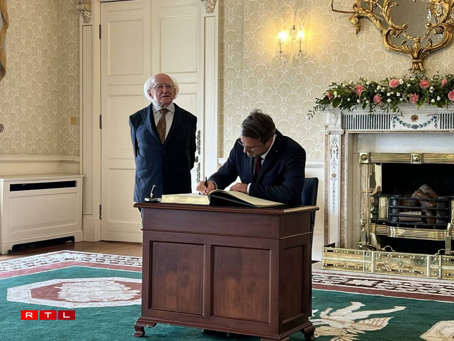 Luxembourg's Prime Minister met Ireland's President in Dublin on 13 June 2023.