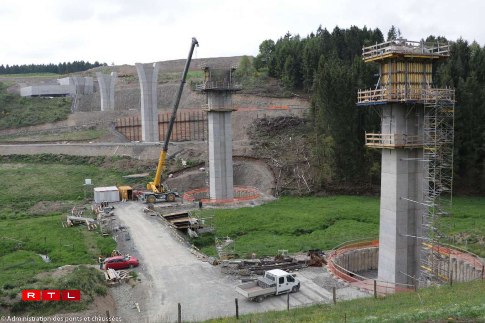 Work on the Clervaux crossing