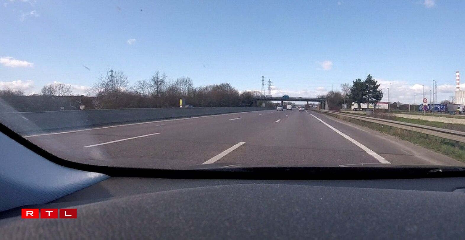 La radar de La Maxe dans le sens-Thionville-Metz.