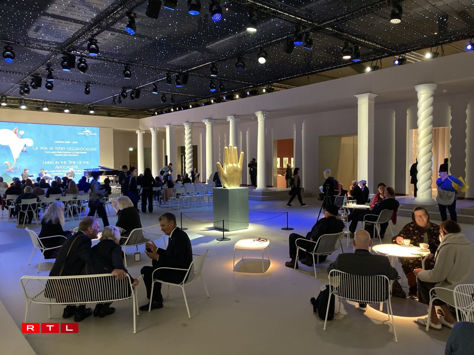 Den italieenesche Pavillon op der Frankfurter Buchmesse