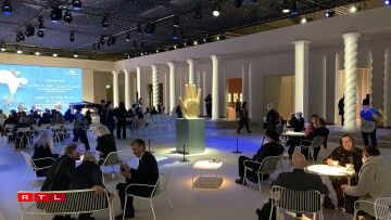 Den italieenesche Pavillon op der Frankfurter Buchmesse