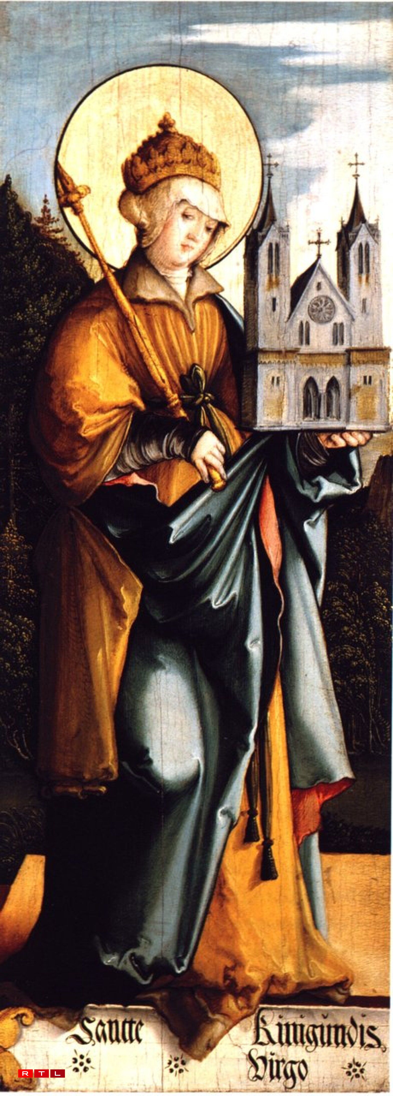 Saint Cunigunde, venerated in 1200.