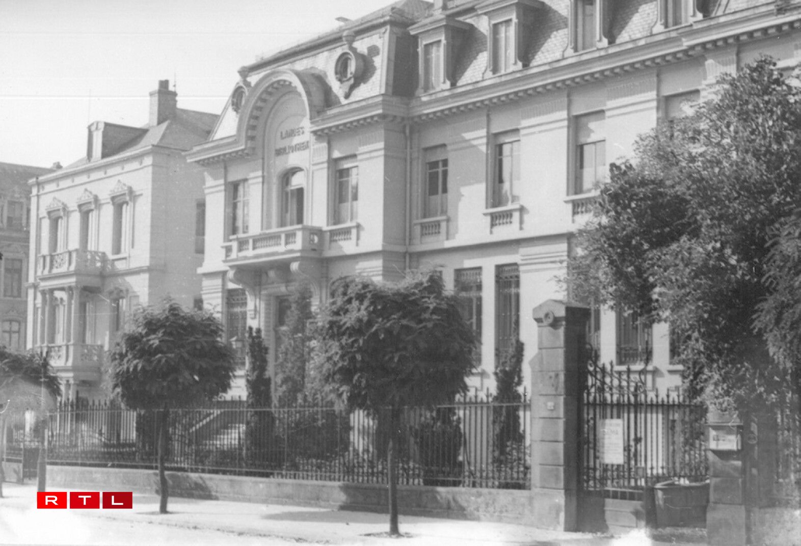 Aussenansicht der Landesbibliothek 1943