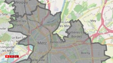 Zones où le masque est obligatoire à Metz et dans les communes proches.