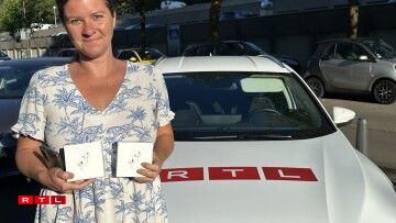 D'Catherine vu Viichten war déi Éischt op der Plaz an huet sech de Gewënn vum Dag geséchert.