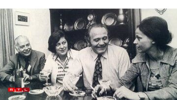 D'Equipe vum Staminet: Léon Blasen, Micky Bintz-Erpelding, Pir Kremer, Tilly Jung