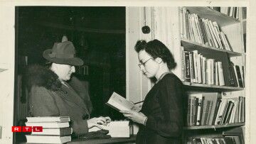 Ausleihtheke der Gedelit-Bibliothek