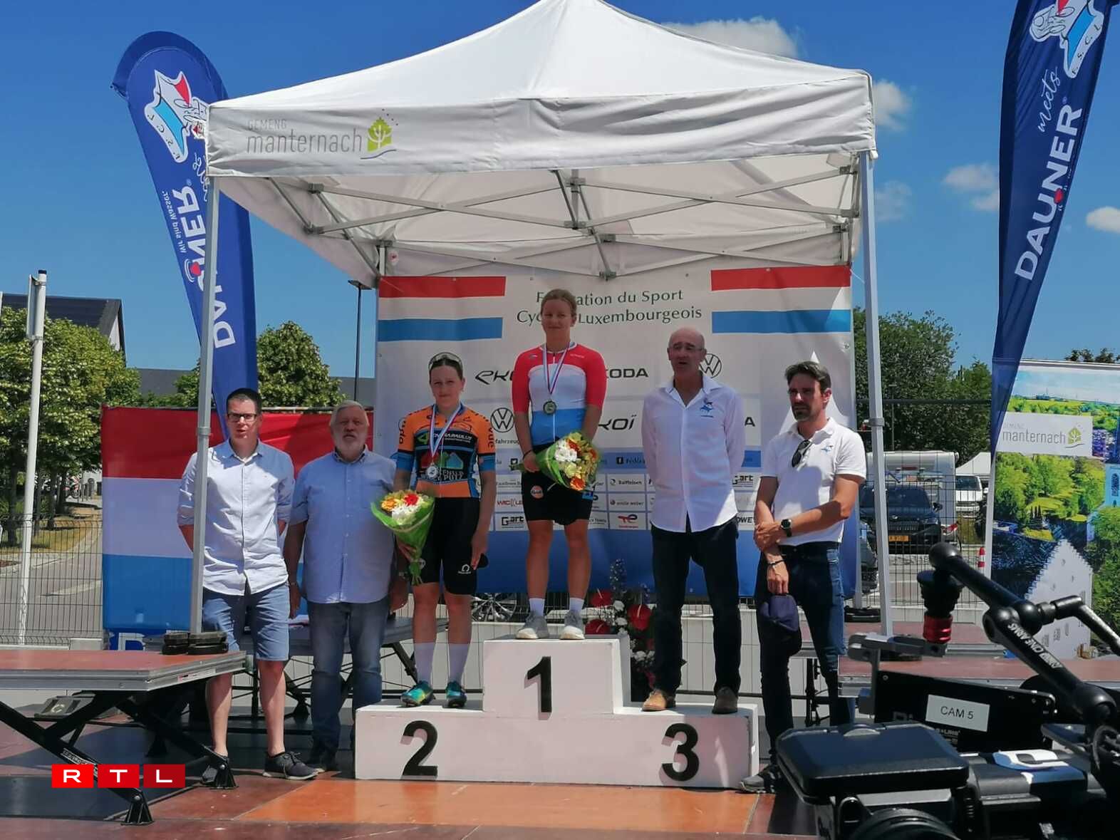 De Podium vun de Juniorinnen