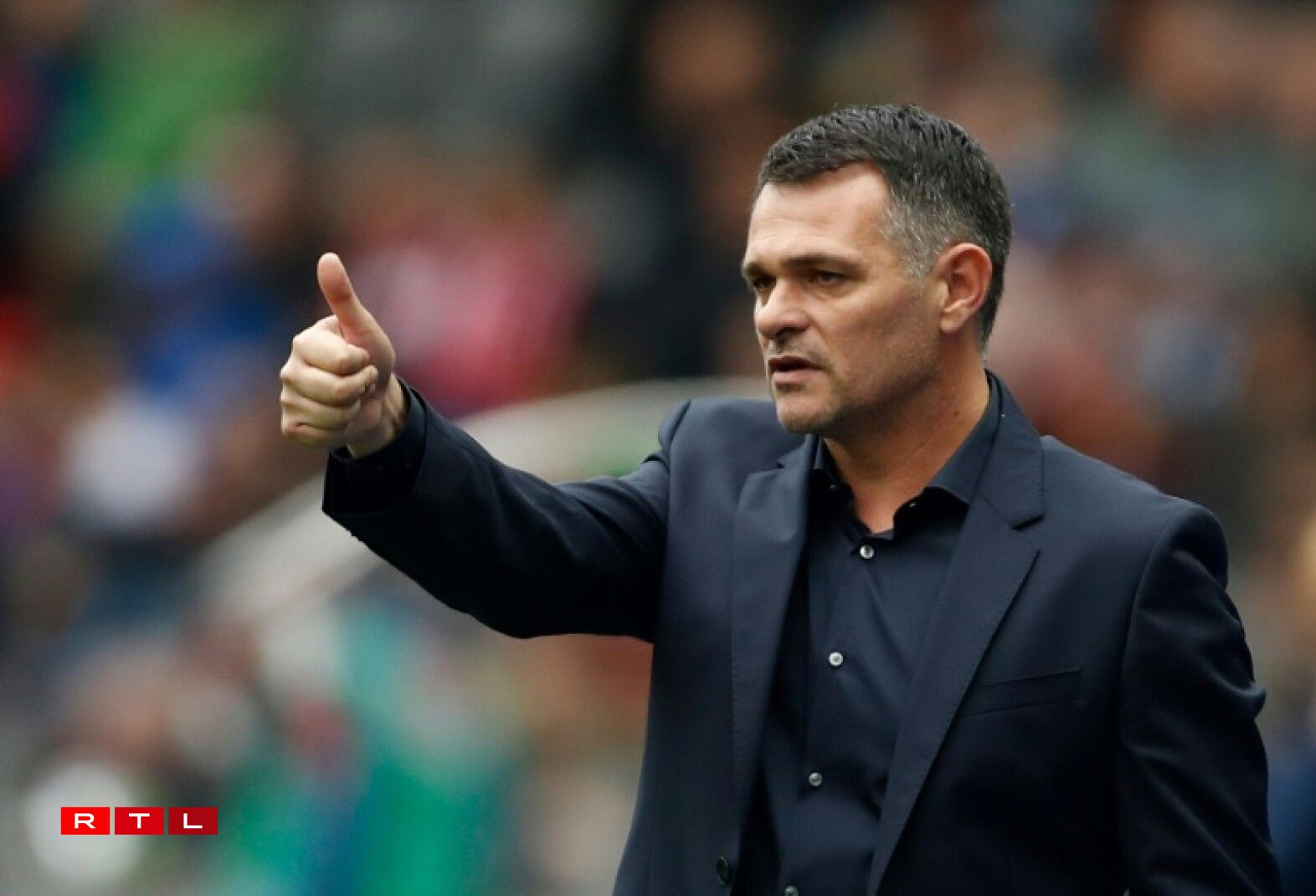 Willy Sagnol, coach of the Georgian team.