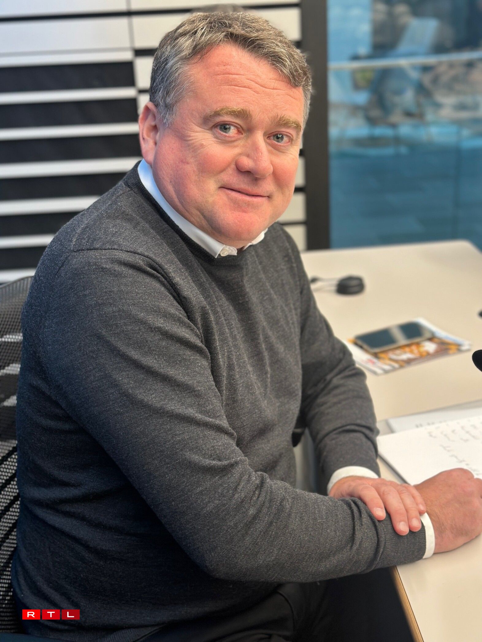 De President vun der Enseignantsgewerkschaft SNE Patrick Remakel