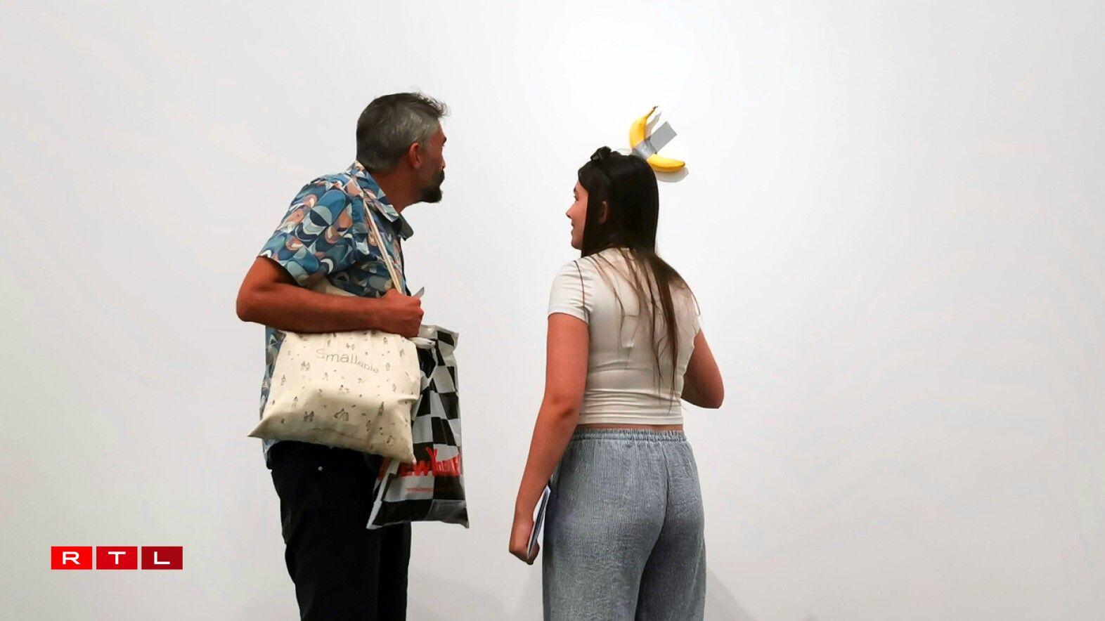 La célèbre banane de Maurizio Cattelan,