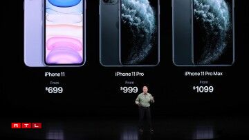 Les prix affichés lors de la Keynote d'Apple mardi