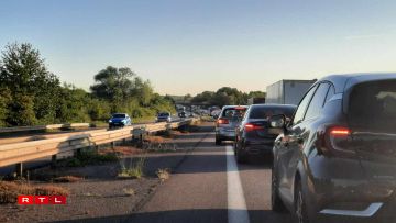 Une photo prise aux alentours de 7h du matin sur l'A31 le 16 mai 2025