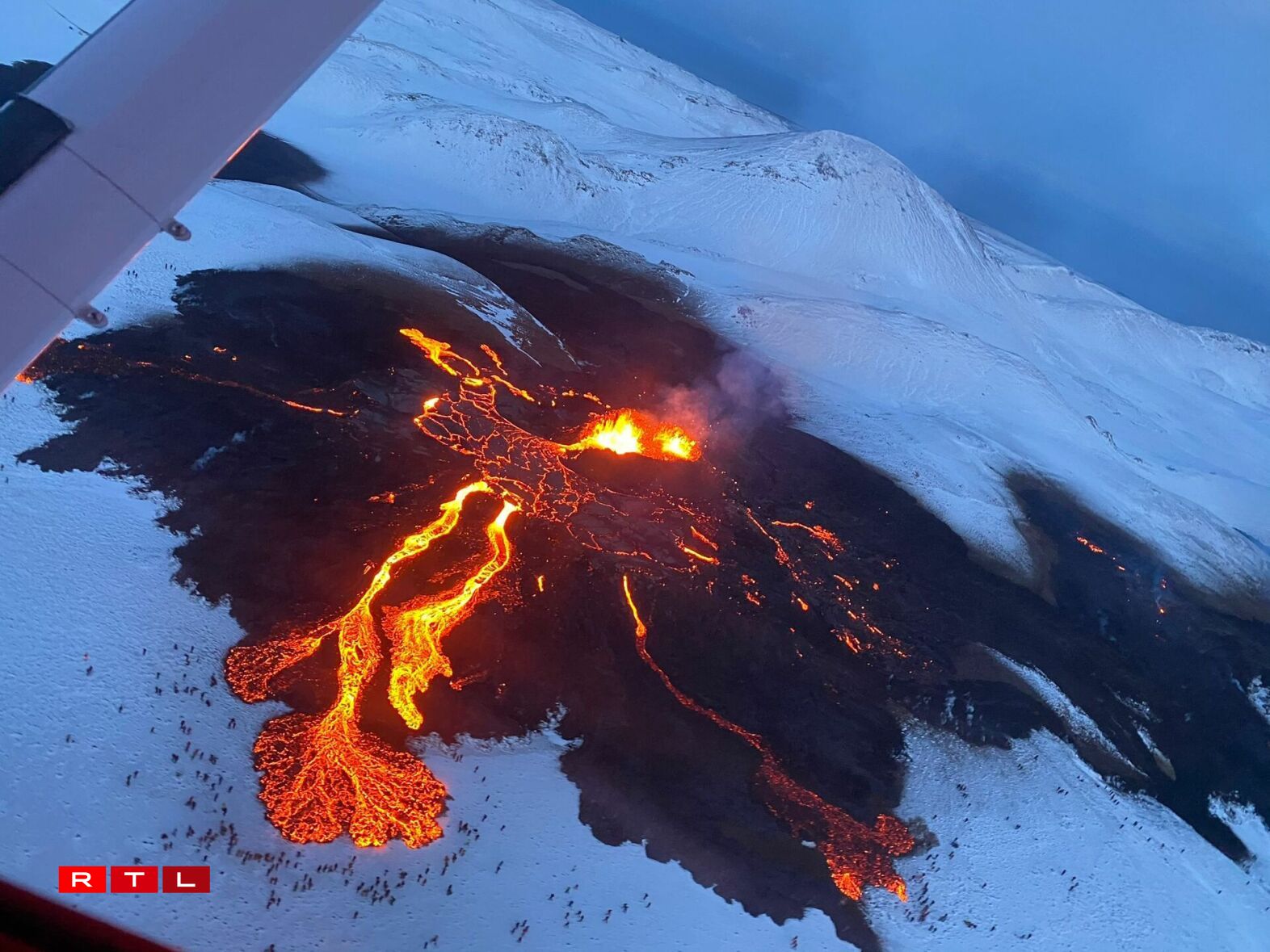 Vulkanausbroch am Joer 2021.