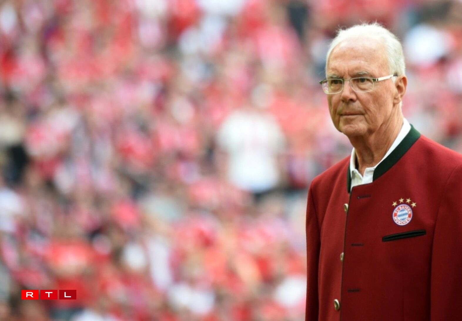 La légende du Bayern et du foot allemand Franz Beckenbauer, le 12 mai 2018 à Munich