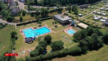La piscine du camping Kaul à Wiltz