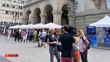 Visit the RTL 'stand' at Place d'Armes until 1 pm for breakfast, games, and more.