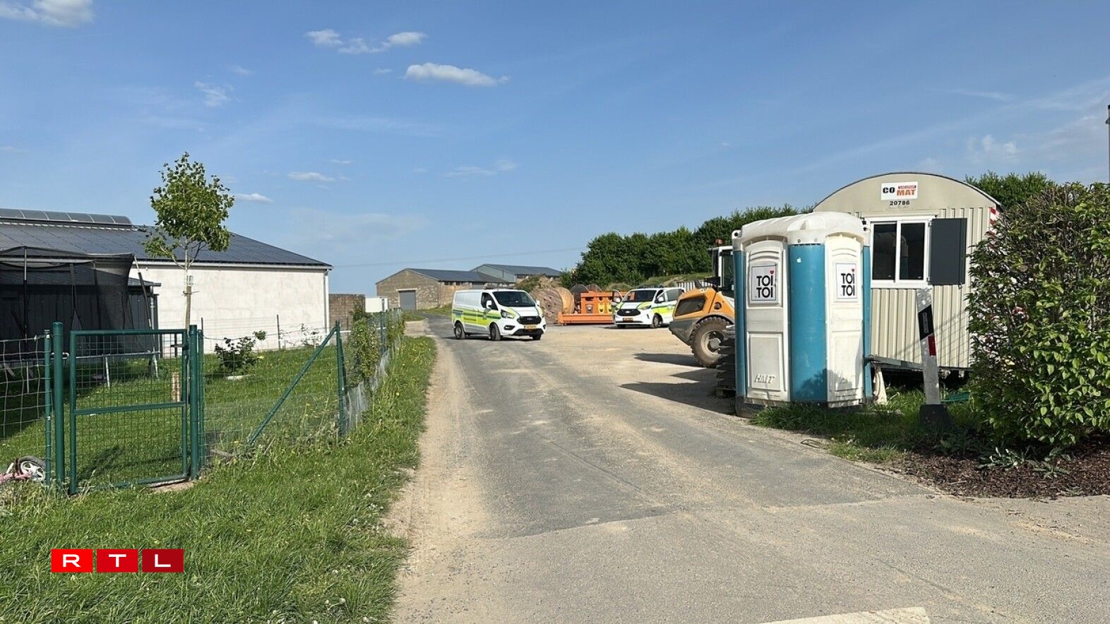 The location of the raid on Friday afternoon.