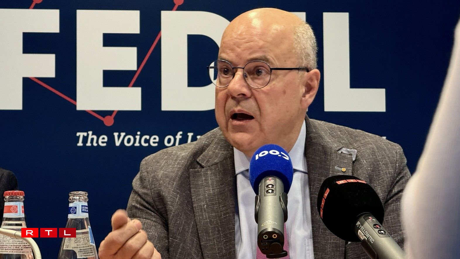 D'Fedil hat eng Pressekonferenz organiséiert.