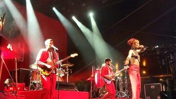 Deluxe a assuré l'ambiance sur la scène de la Clairière