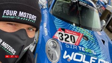 De Charles Kauffman fiert an der Kategorie mat alternativem Sprit op engem Porsche 991 GT3 Cup 2.