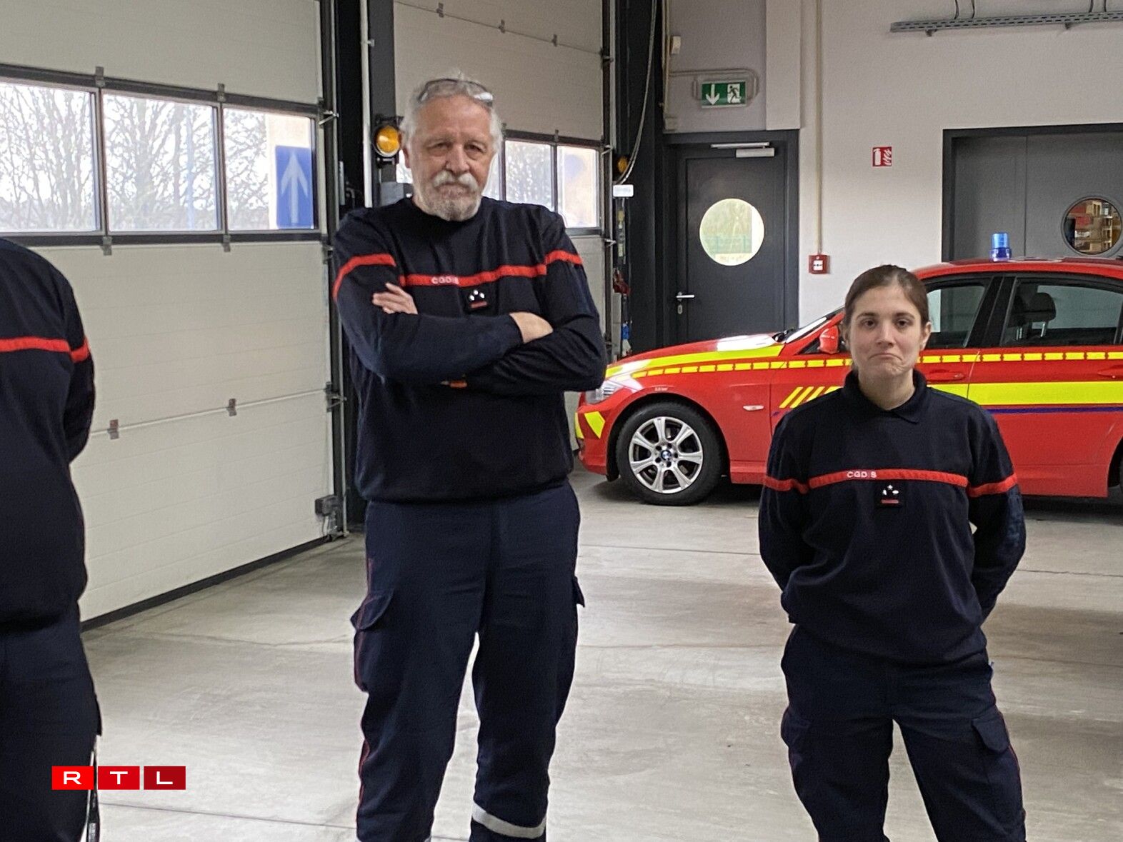 De Georges Battin bei senger Ekipp.