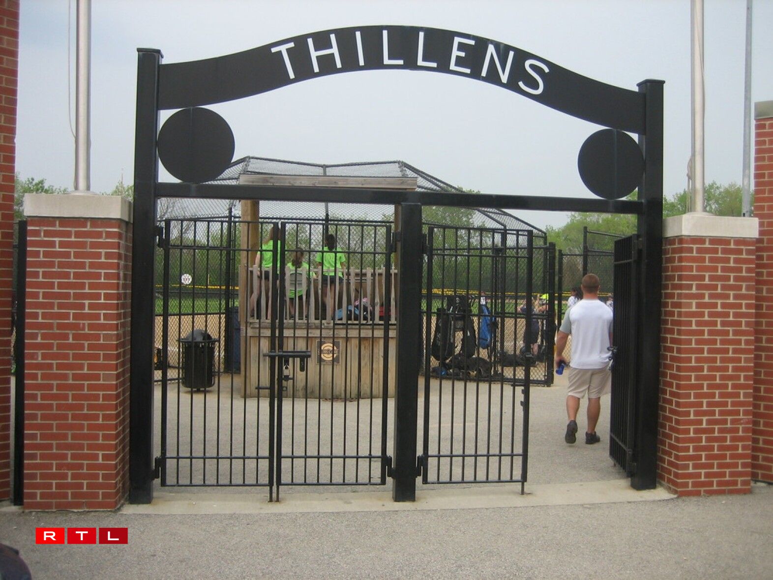 Entrance to Thillens Stadium.