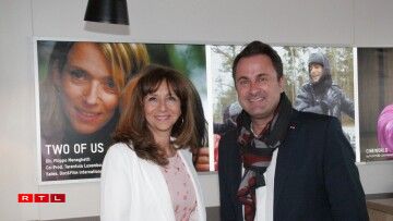Nathalie Roy (Quebec minister of culture and communications), Xavier Bettel (Prime minister)