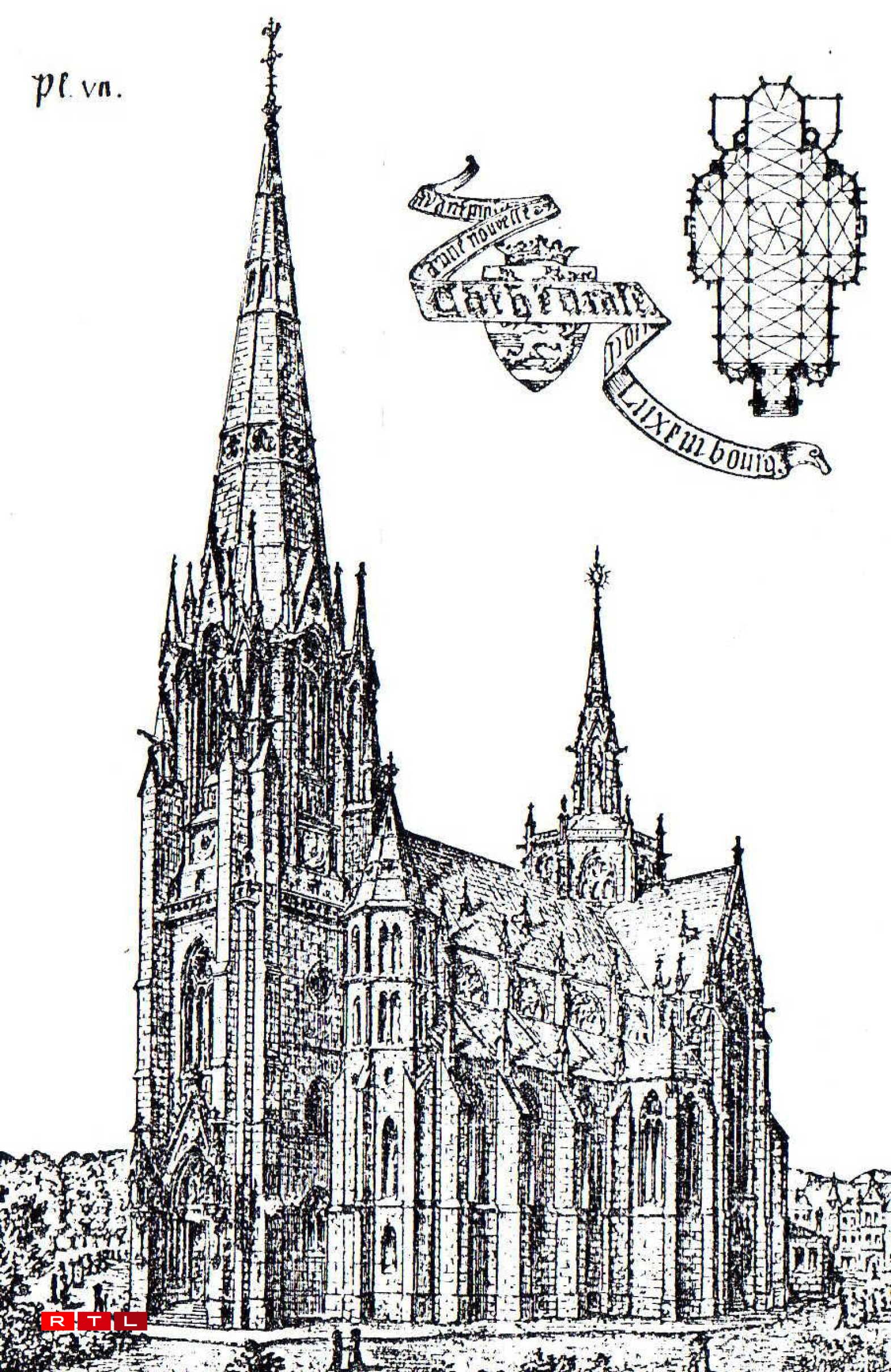 De Projet vun der Kathedral um Lampertsbierg.