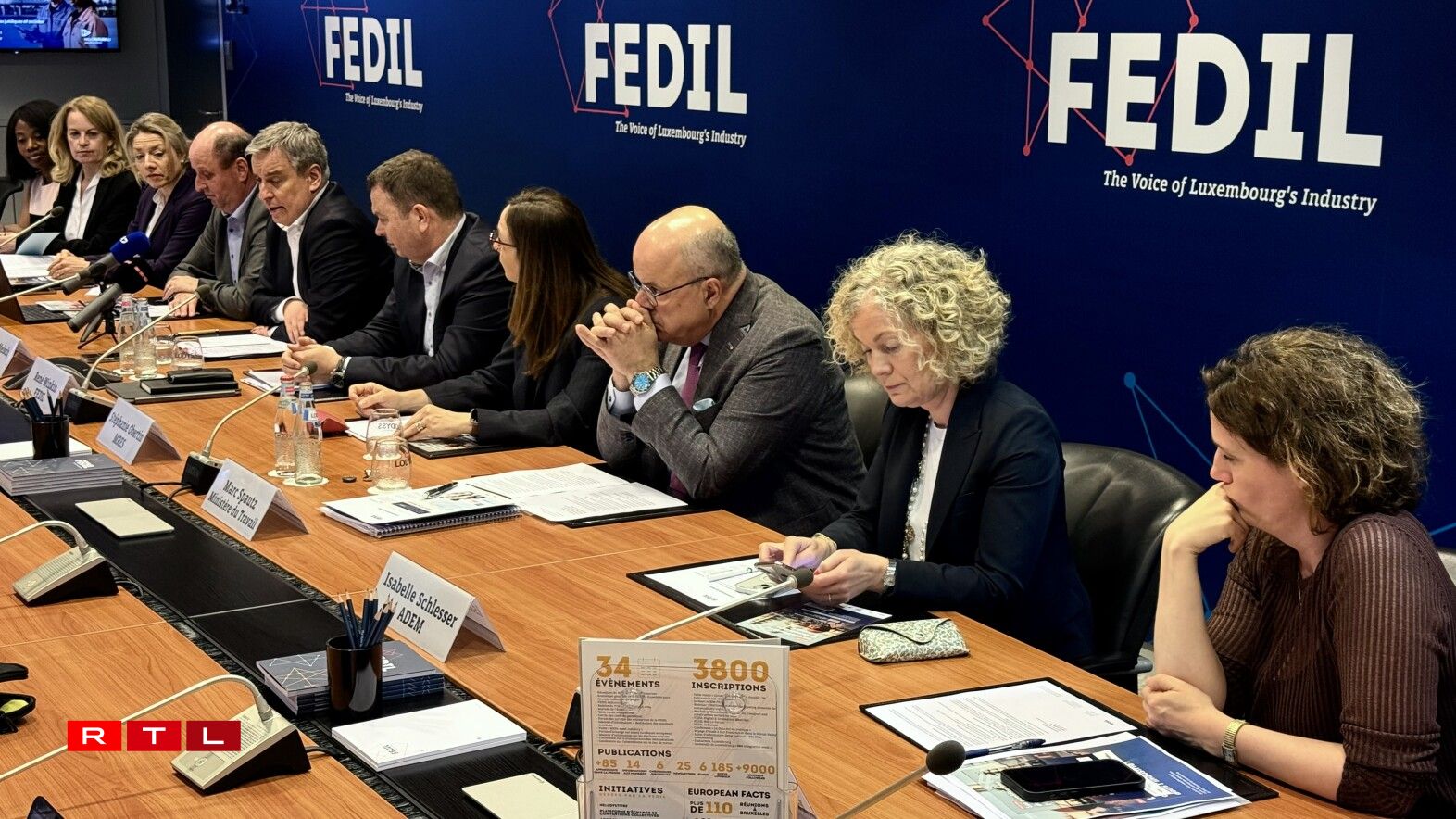 D'Fedil hat eng Pressekonferenz organiséiert.