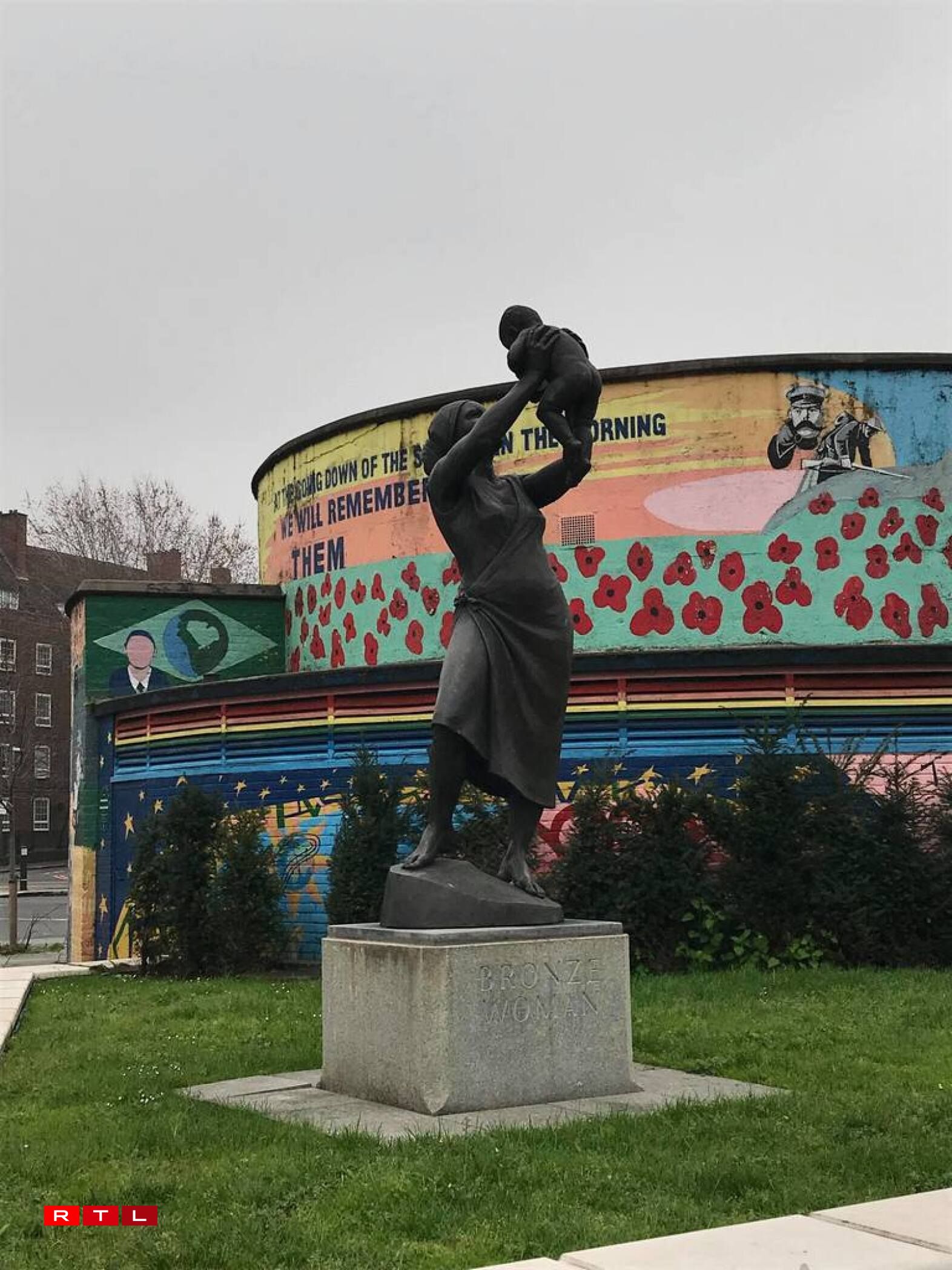 Bronze Woman, in Stockwell (London).