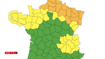 Les 16 départements passeront en vigilance orange à partir de samedi soir
