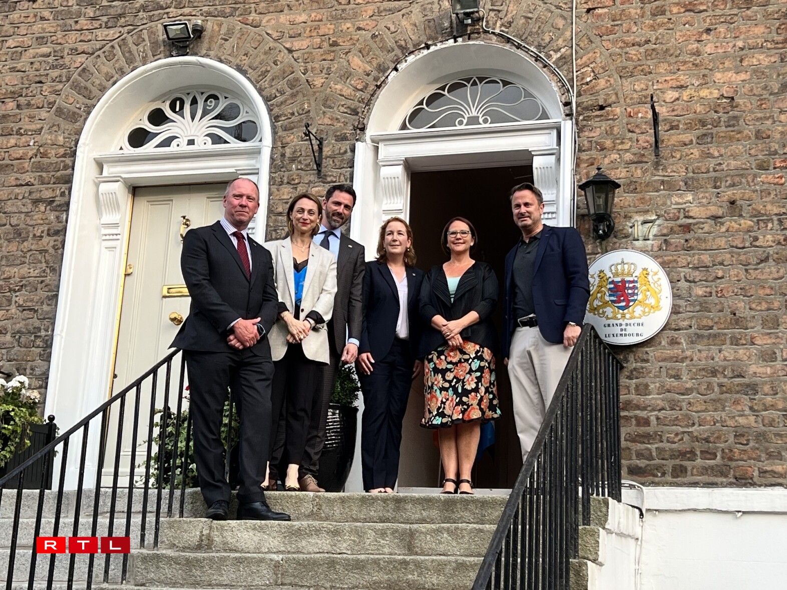 Le Premier ministre luxembourgeois et la ministre des Finances ont participé à l'inauguration de l'ambassade luxembourgeoise à Dublin le 12 juin 2023