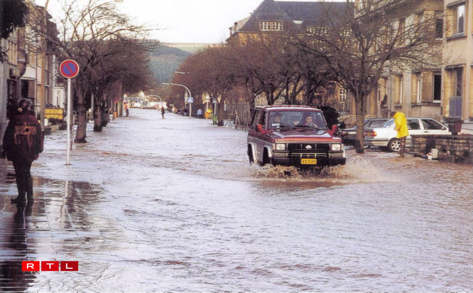 1995 floods in Ettelbruck.