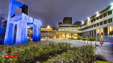 D'UNICEF-Aktioun #GoBlue am Joer 2021.