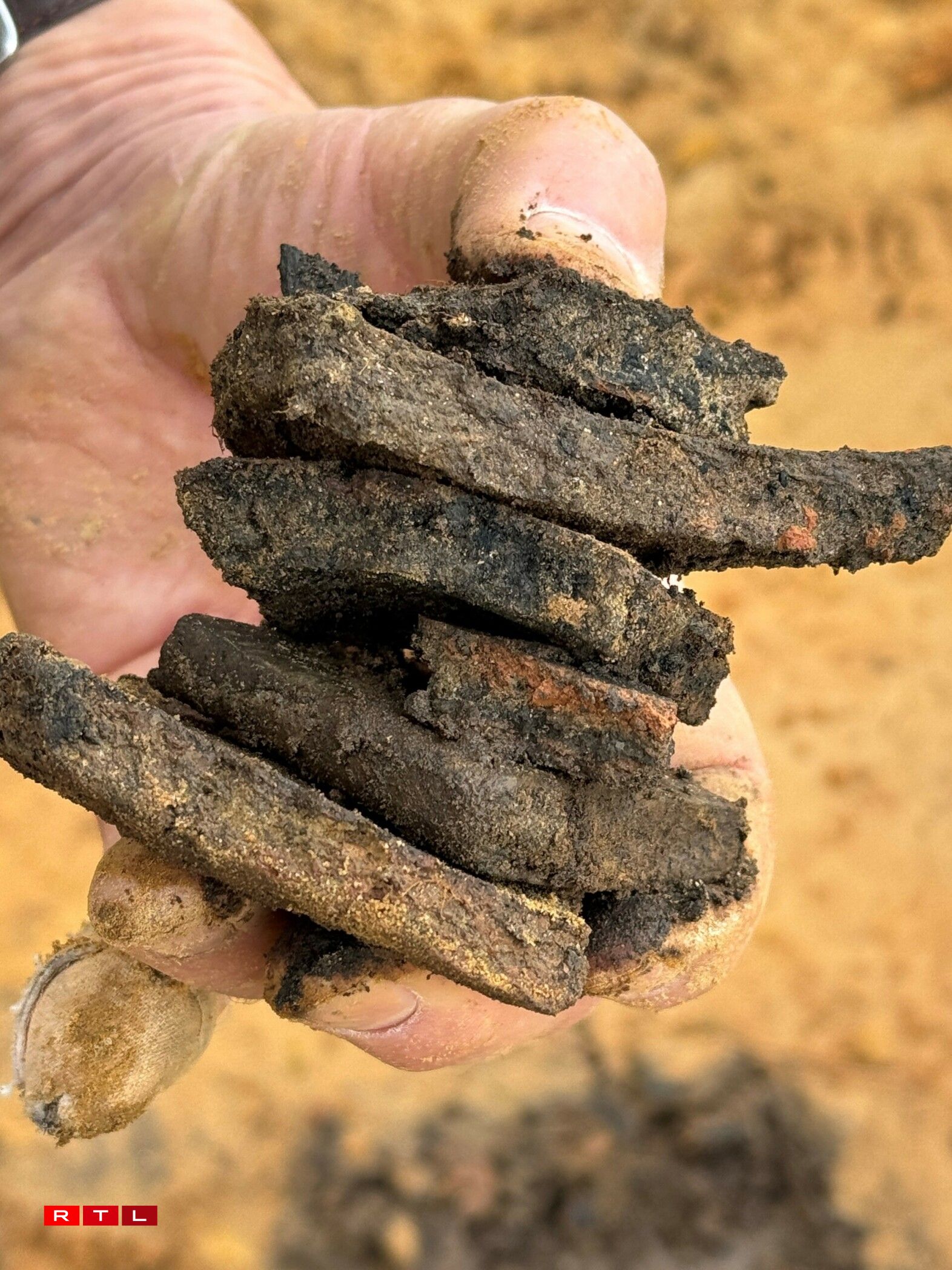 Schierbelen, déi eventuell aus der Bronzen- oder Kelten-Zäit stamen.