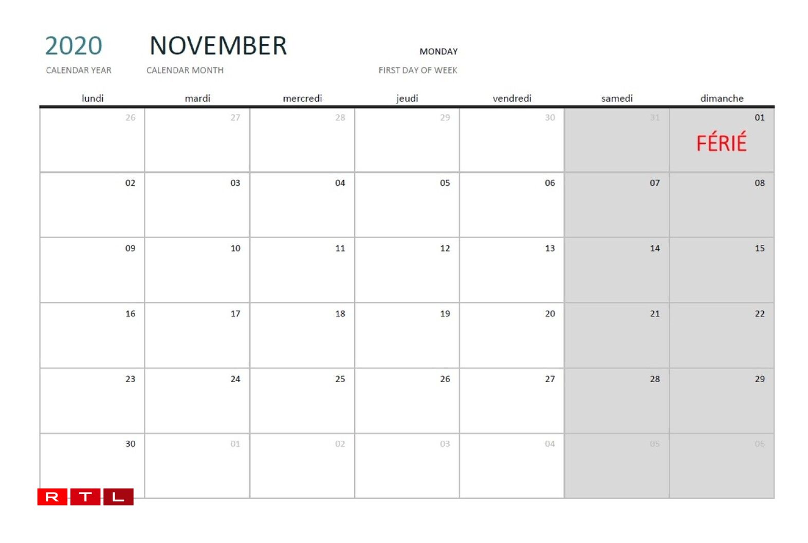 Foiled again in November! The school break is from 31 October to 8 November.