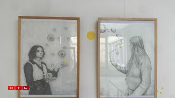 Wierker vum Konscht Departement vum Athenée de Luxembourg.