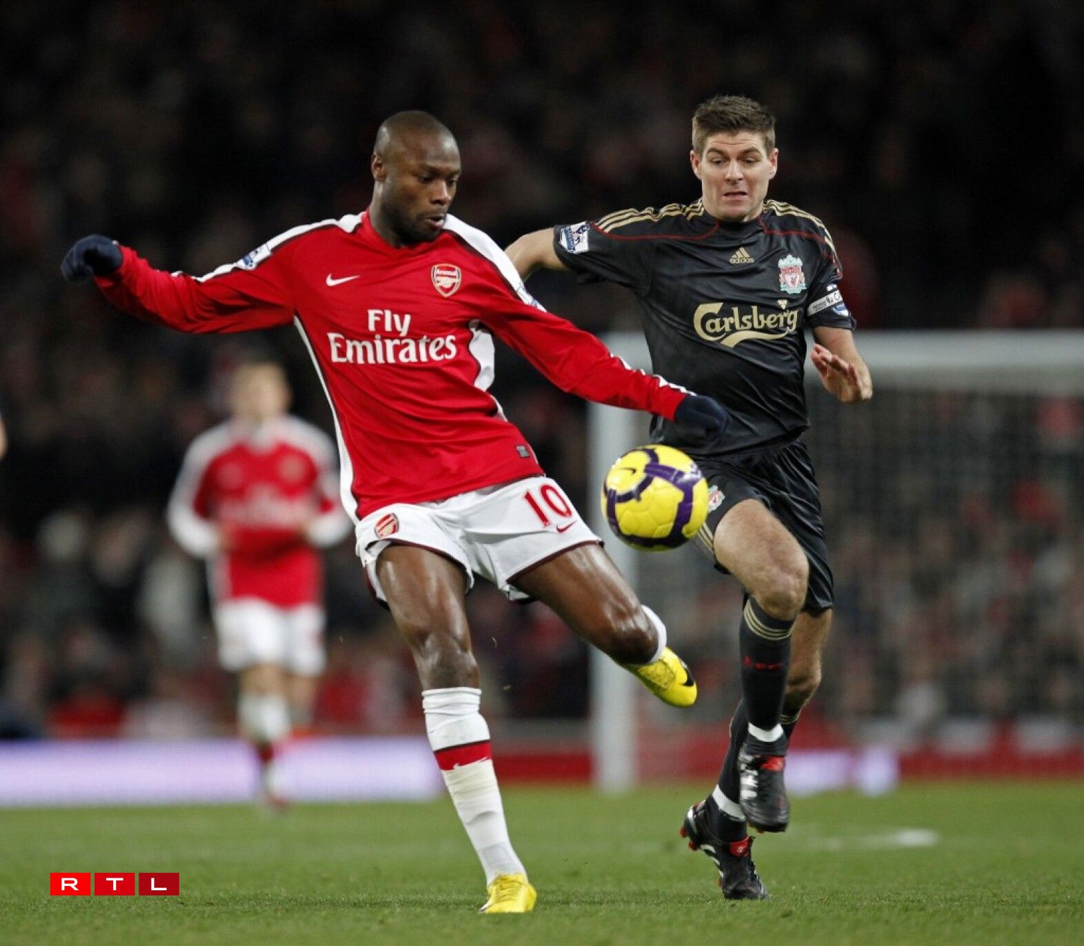 Le Français, William Gallas, lorsqu'il évoluait au sein de l'effectif d'Arsenal en Premier League.