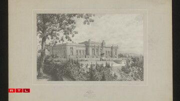 Den National-Musée, Vue aus der Péitruss.