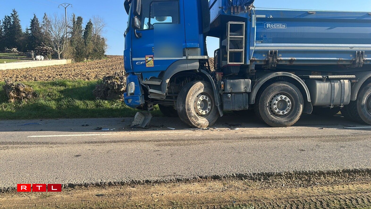 Um Donneschdeg de Moie krute sech um CR172 en Auto an e Camion ze paken.